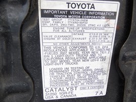 2007 Toyota FJ Cruiser Black 4.0L AT 4WD #Z23163